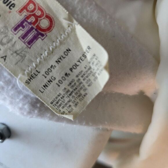 Vintage King Louie Jacket Mens XL White UAW Region 2 Union Snap Front Made USA - Picture 8 of 8